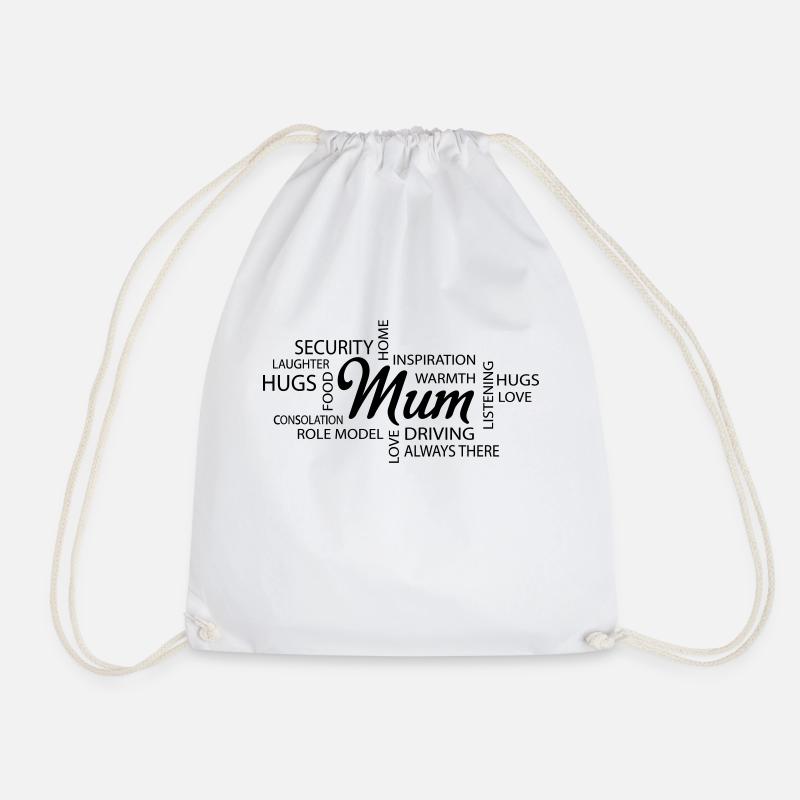 Mama - Turnbeutel - Weiß