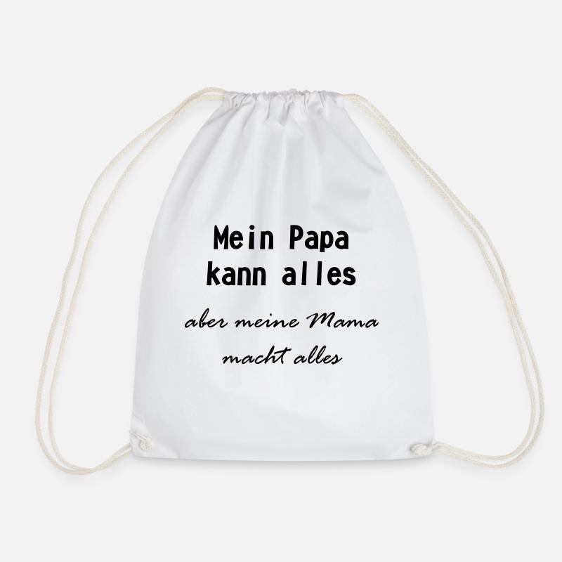 Papa kann alles - Turnbeutel - Weiß