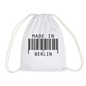 Made in Berlin - Turnbeutel - Weiß - Vorne