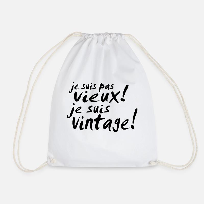 je suis pas vieux - Sac de sport léger - blanc