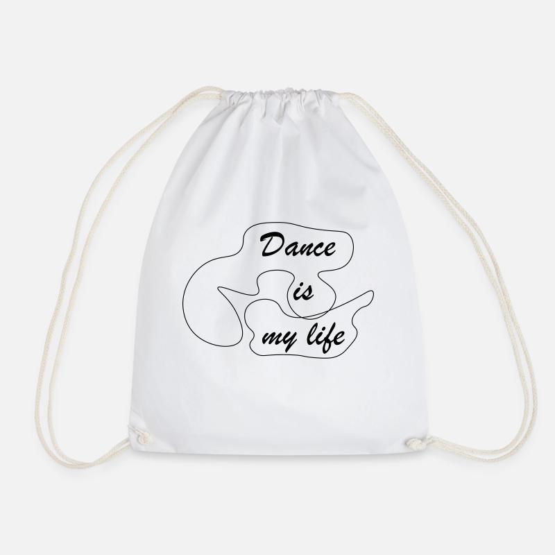 Dance is my life - Turnbeutel - Weiß