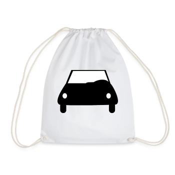 Car Auto Auto Car Auto Car Car Driver - Drawstring Bag - white - Front