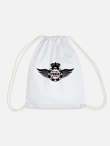 poker_king_wings_f2 - Sac de sport léger - blanc