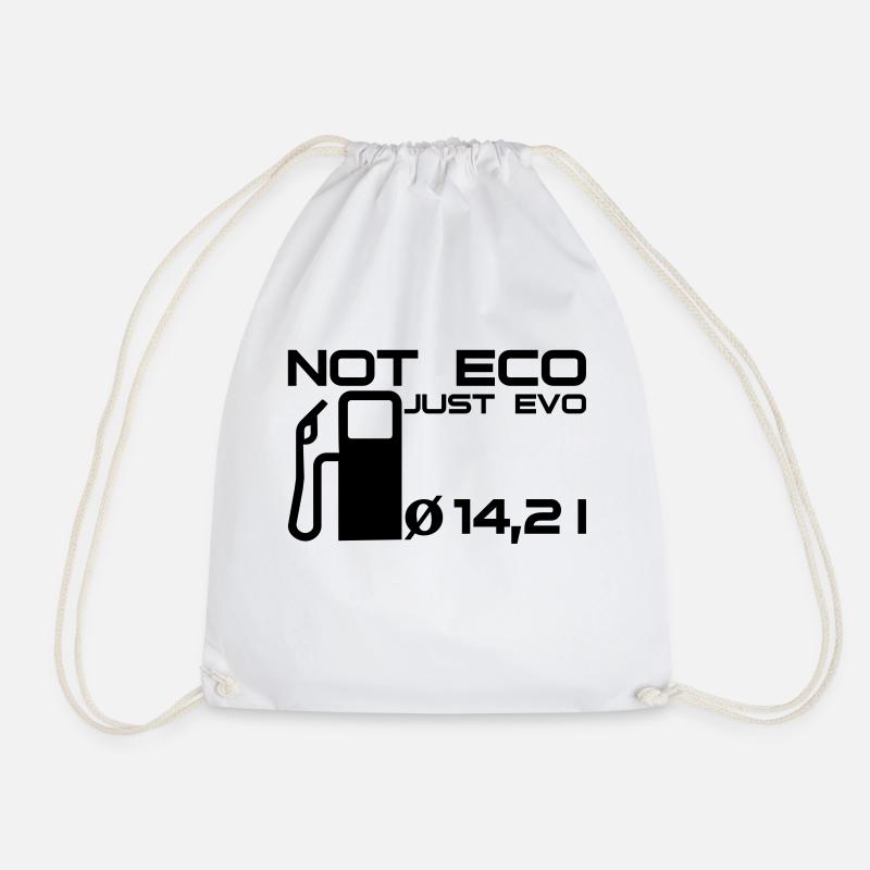 Not Eco - Just Evo - Turnbeutel - Weiß