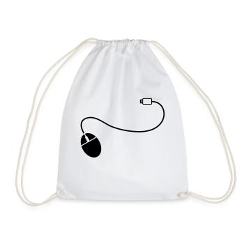 mouse_cursor__f1 - Turnbeutel - Weiß - Vorne