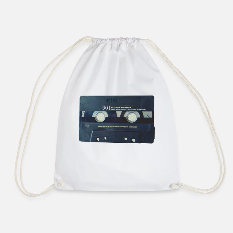 Kassette - Cassette - Turnbeutel - Weiß