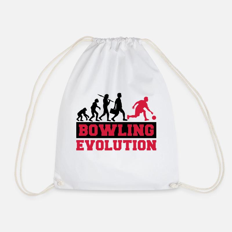 Bowling Evolution - Turnbeutel - Weiß
