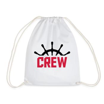 Conception de Steuerrad d'équipage - Sac de sport léger - blanc - Devant