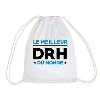 Directeur des Ressources Humaines / DRH Directrice - Sac de sport léger - blanc - Devant