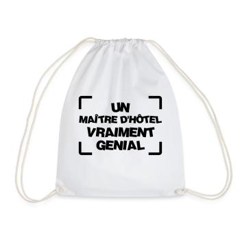 Maître d'Hôtel / Hôtellerie / Hôtel / Hotel - Sac de sport léger - blanc - Devant