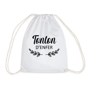 Tonton d'enfer - Sac de sport léger - blanc - Devant
