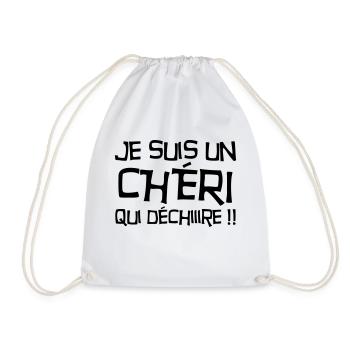 Amour / Saint Valentin / Coeur / Bébé / Love - Sac de sport léger - blanc - Devant