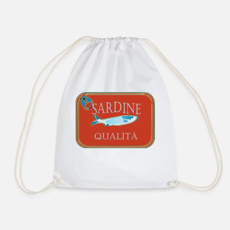 DOSE QUALITÄTS-SARDINEN - Turnbeutel - Weiß