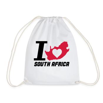 south_africa_i_love_2 - Sac de sport léger - blanc - Devant