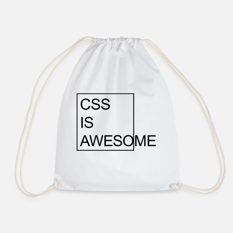 CSS est génial - Sac de sport léger - blanc