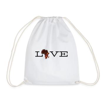 Amour de l'Afrique - Sac de sport léger - blanc - Devant