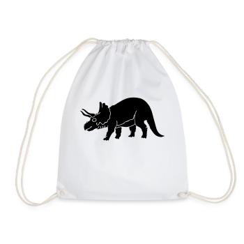 Dinosaure 3 - Sac de sport léger - blanc - Devant