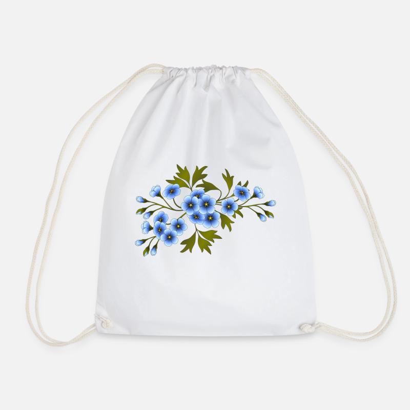 Fleurs - Sac de sport léger - blanc