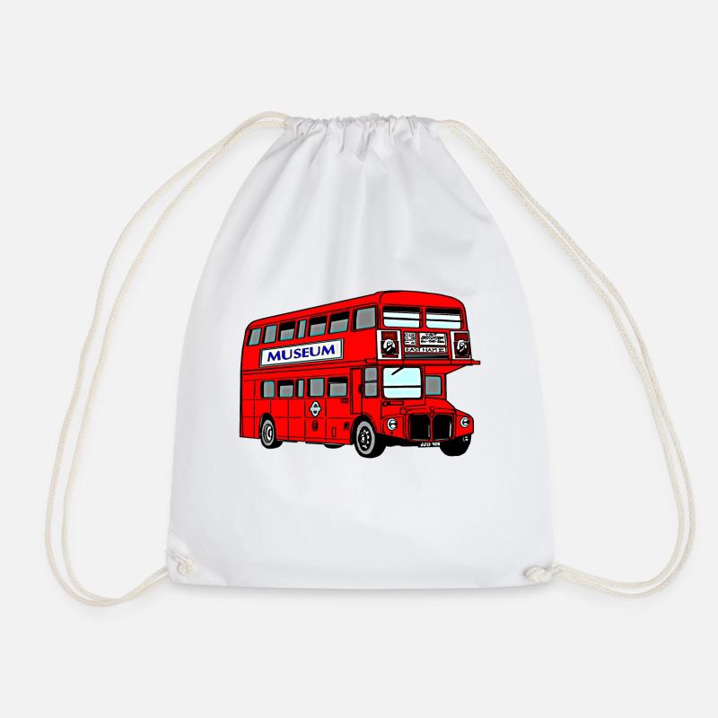 Bus Londres - Sac de sport léger - blanc