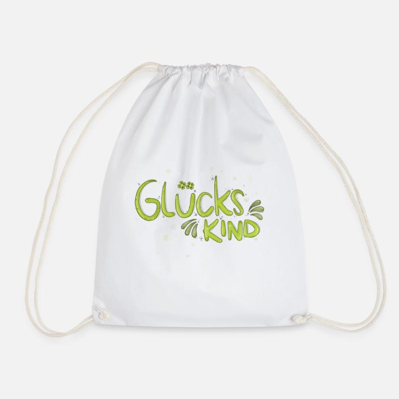 Glückskind - Turnbeutel - Weiß