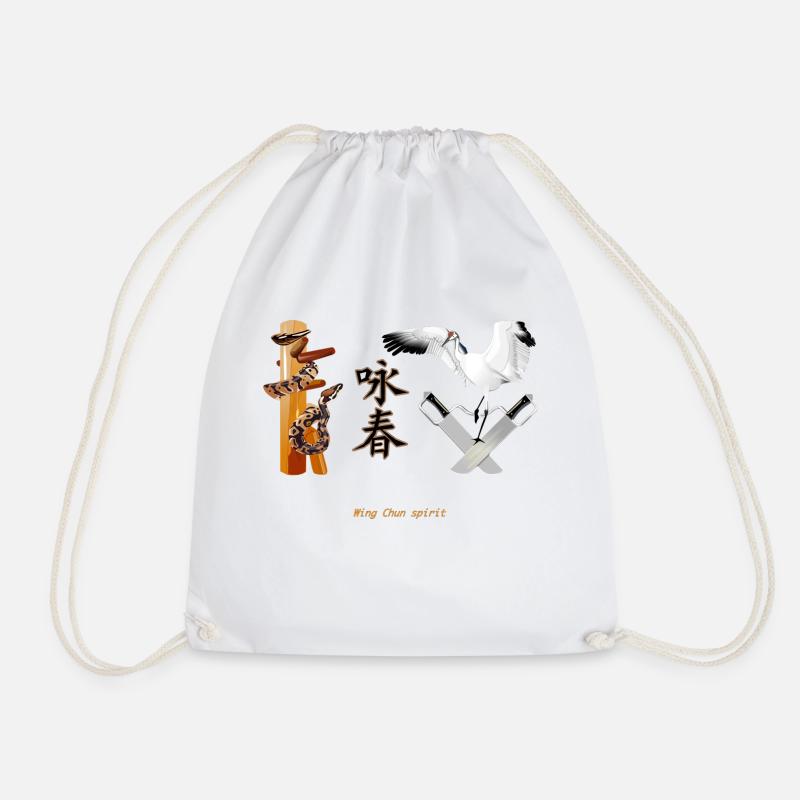 Wing Chun Legende - Turnbeutel - Weiß
