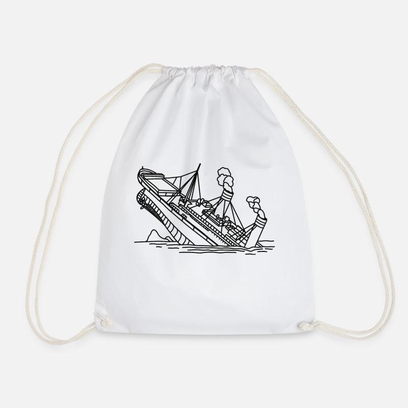 Le naufrage - Sac de sport léger - blanc