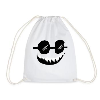 Crazy - Drawstring Bag - white - Front