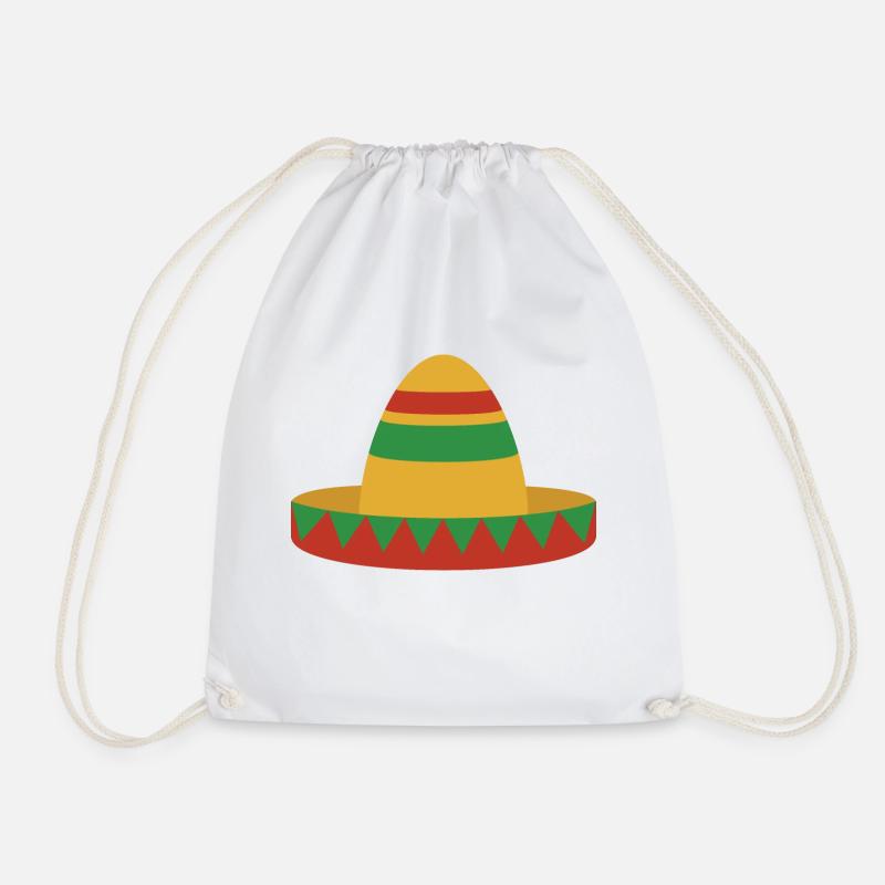 sombrero mexico - Turnbeutel - Weiß