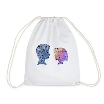Our beloved agents - Drawstring Bag - white - Front
