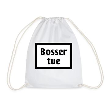 bosser tue - Sac de sport léger - blanc - Devant