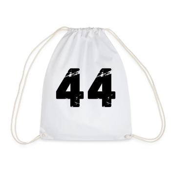 44 - Drawstring Bag - white - Front