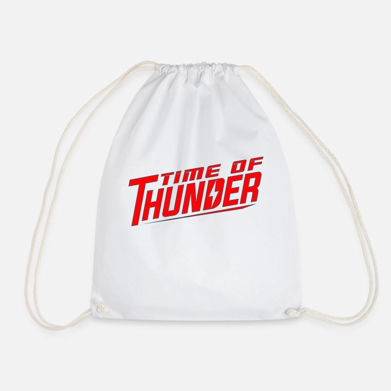 RED POWER - Drawstring Bag - white