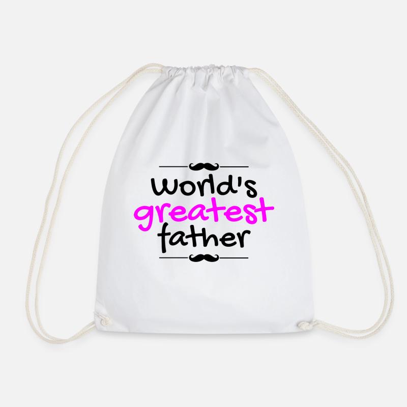 Der größte Vater der Welt!! - Turnbeutel - Weiß