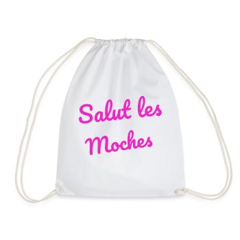 salut moches femme humour phrases drôles - Sac de sport léger - blanc - Devant