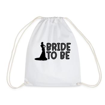 bride - Turnbeutel - Weiß - Vorne