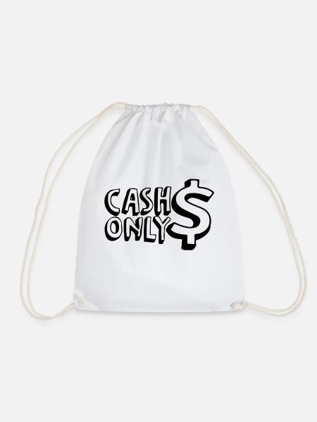 CashOnlyTST - Turnbeutel - Weiß