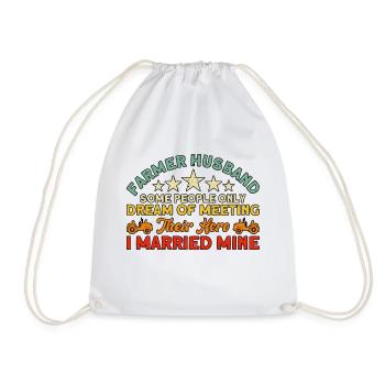 Agriculture Éleveur de bétail Farm Gift - Sac de sport léger - blanc - Devant