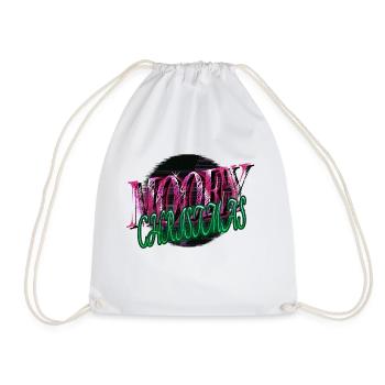 Gift Funny awkward sayings happy bedroom quote - Drawstring Bag - white - Front