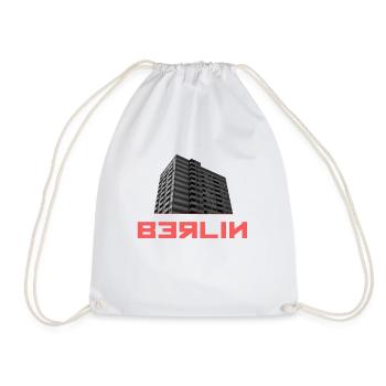Berlin Urban Design | Streetwear | Irréversible - Sac de sport léger - blanc - Devant