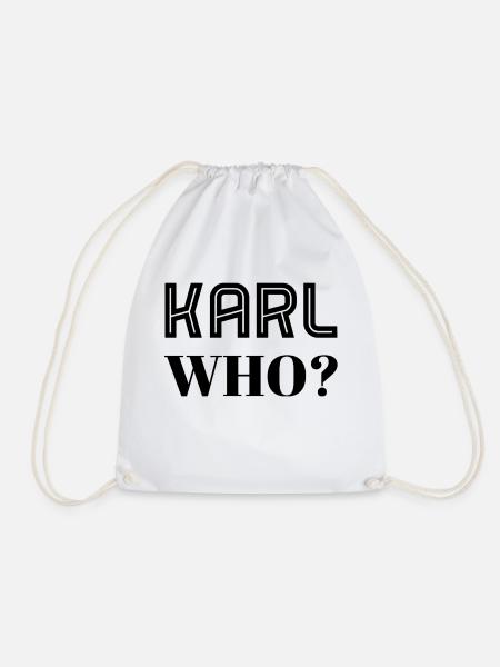 Karl who? - Turnbeutel - Weiß