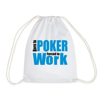 Poker - Turnbeutel - Weiß - Vorne