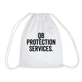 QB Protection Services - Turnbeutel - Weiß - Vorne
