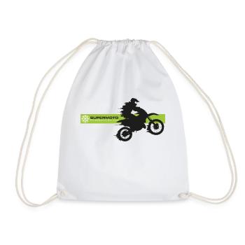 SUPER MOTO speed - Turnbeutel - Weiß - Vorne