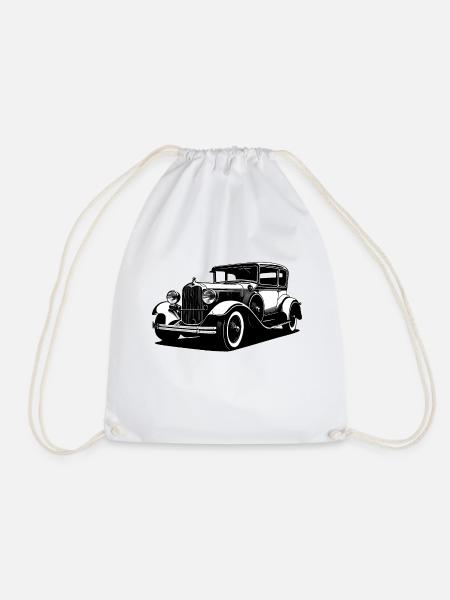 Oldtimer Motiv - Turnbeutel - Weiß