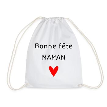 BONNE FÊTE. FÊTE DES MÈRES. FÊTE DES PÈRES. FÊTE - Sac de sport léger - blanc - Devant