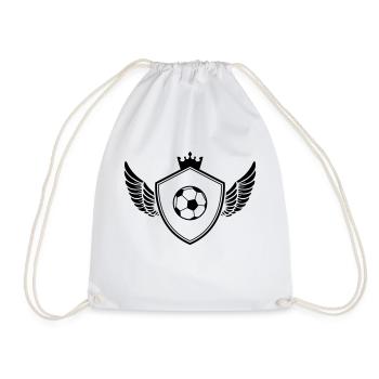 Armoiries de football - Sac de sport léger - blanc - Devant