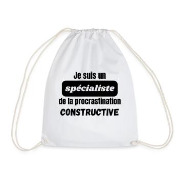 Je suis un spécialiste pour le faire demain - Sac de sport léger - blanc - Devant