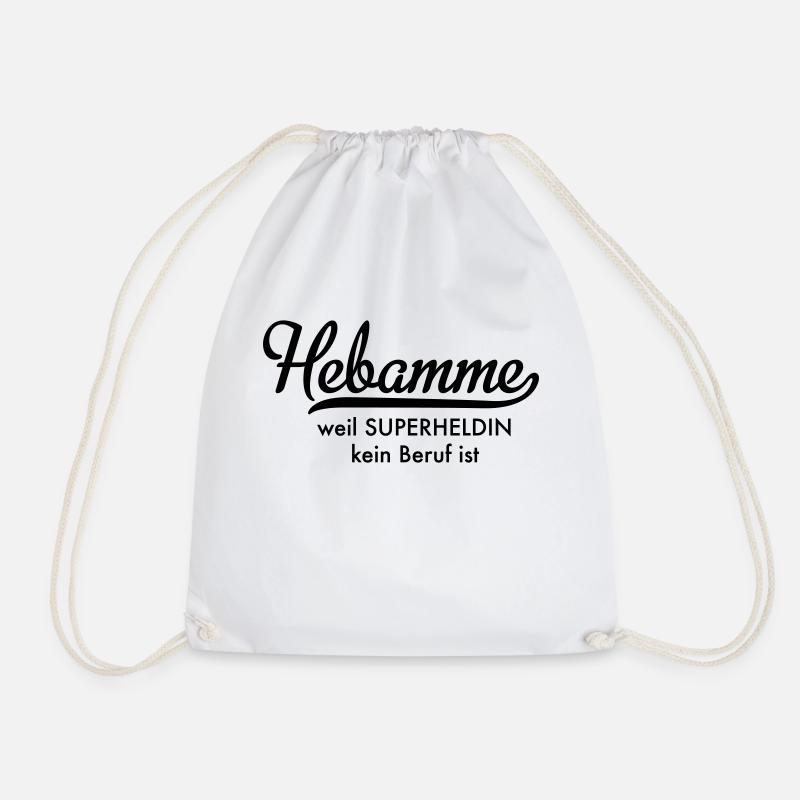 Hebamme - Turnbeutel - Weiß