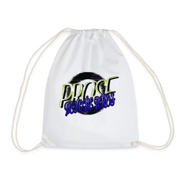 comics present idea better books coffee awesome - Drawstring Bag - white - Front