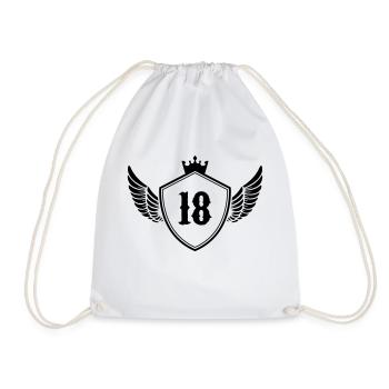Armoiries 18 - Sac de sport léger - blanc - Devant